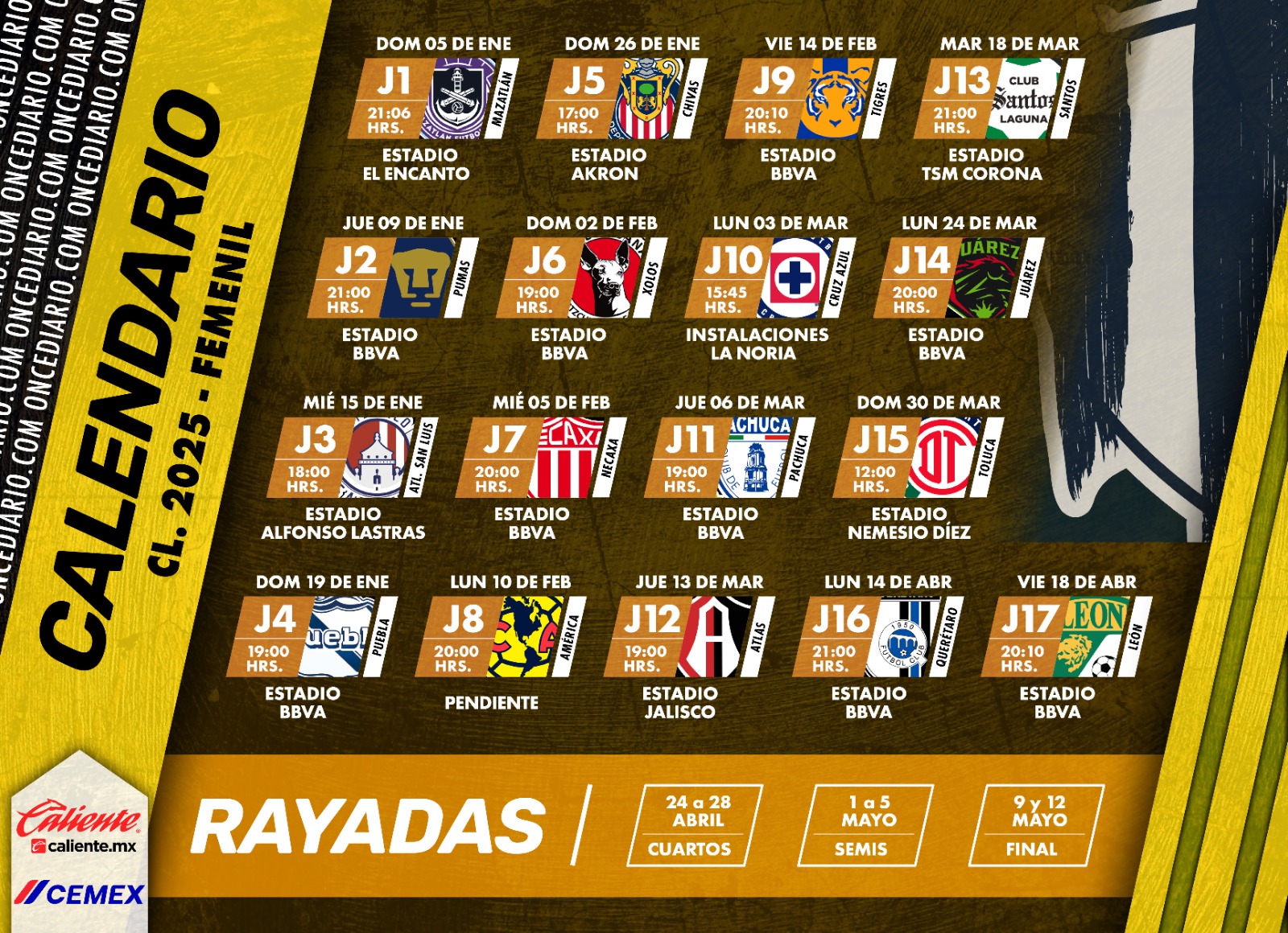 el-clausura-2025-de-la-liga-mx-femenil-tendr-m-s-partidos-programados